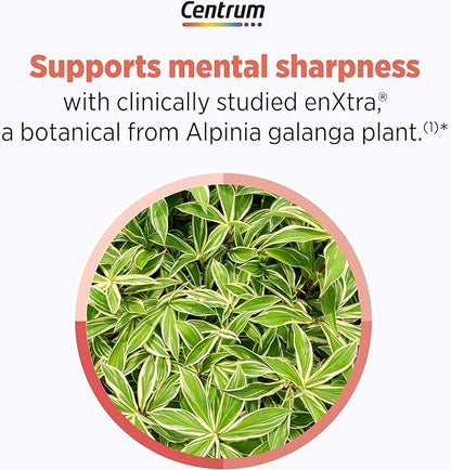 Centrum Clear Mind and Calm Mood Menopause Support Tablets, with Clinically Studied enXtra, 30 Count