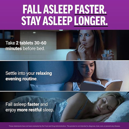 Force Factor Somnapure Drug-Free Sleep Aid for Adults with Melatonin, Valerian Root, and Lemon Balm, Non-Habit-Forming Sleeping Pills, Fall Asleep Calm at Night, Wake Up Refreshed, 30 Tablets