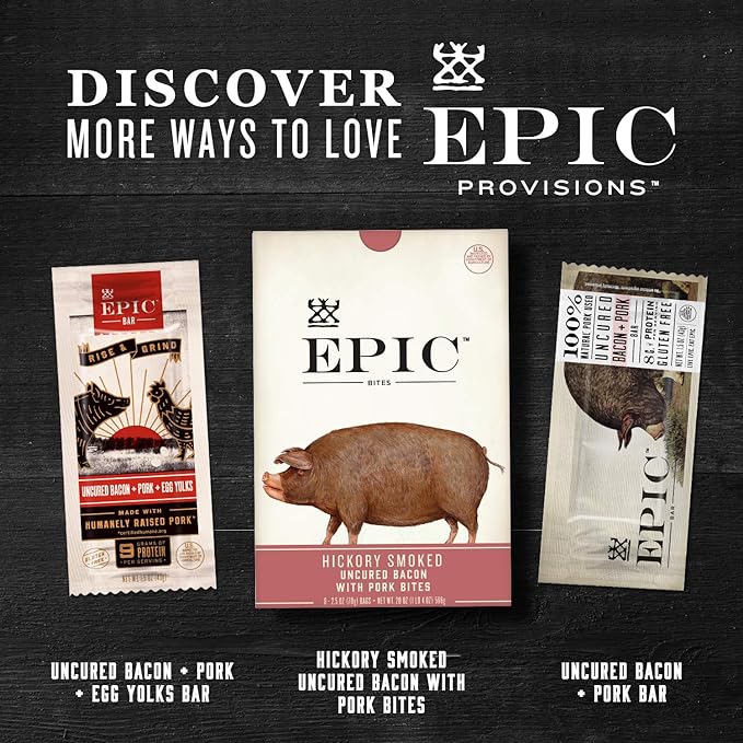 EPIC Pink Himalayan Salt Pork Rinds, Keto Consumer Friendly, 4Ct Box 2.5oz bags (Pack of 4)