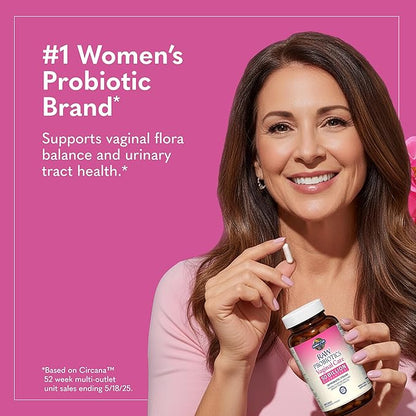 Garden of Life Raw Probiotics Vaginal Care - 50 Billion CFU - 38 Probiotic Strains - Supports Vaginal & Urinary Tract Health* - 30 Vegetarian Capsules