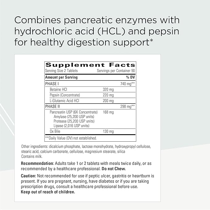 Integrative Therapeutics Panplex 2-Phase - Daily Supplement for Digestive Health and Intestinal Tract Support* - Gluten-Free - 180 Count (90 Servings)