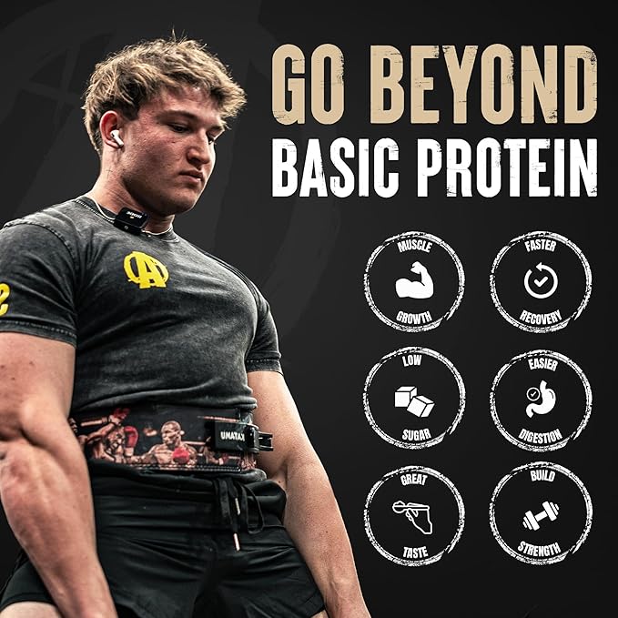 Animal Whey Isolate Protein Powder - Loaded for Pre & Post Workout Muscle Builder and Recovery with Digestive Enzymes for Men & Women - 25g Protein, Great Taste, Low Sugar - Brownie Batter 2 lbs