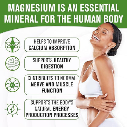 NaturalSlim Magicmag Pure Magnesium Citrate Powder – Stress, Constipation, Muscle, and Heart Support | Natural Strawberry & Lime Flavored Magnesium Supplement - 8oz Drink Mix (2 Pack)