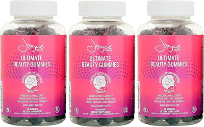 Joyce Giraud Ultimate Beauty Gummies, 90-Day Supply, Supports Skin Hydration & Healthy Skin Tone, 270 Gummies