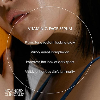 Advanced Clinicals - Retinol Serum For Face, Firming Collagen Serum, Vitamin C Serum Skincare Set, 1.75 Fl Oz, 3pc Set