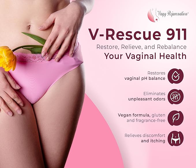 Vagy Rejuvenation V-Rescue - 500 mg Boric Acid 14 Vaginal Applications - Feminine Health