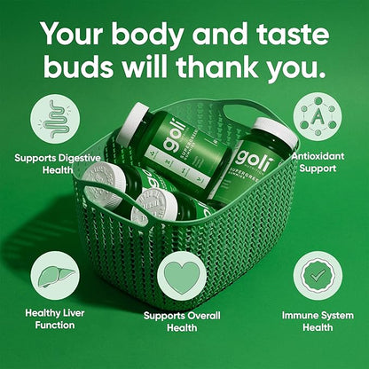 Goli SuperGreen Vitamin Gummy - 300 Count - Essential Vitamins and Minerals - Plant-Based, Vegan, Gluten-Free & Gelatin Free - Health from Within, Pack of 5