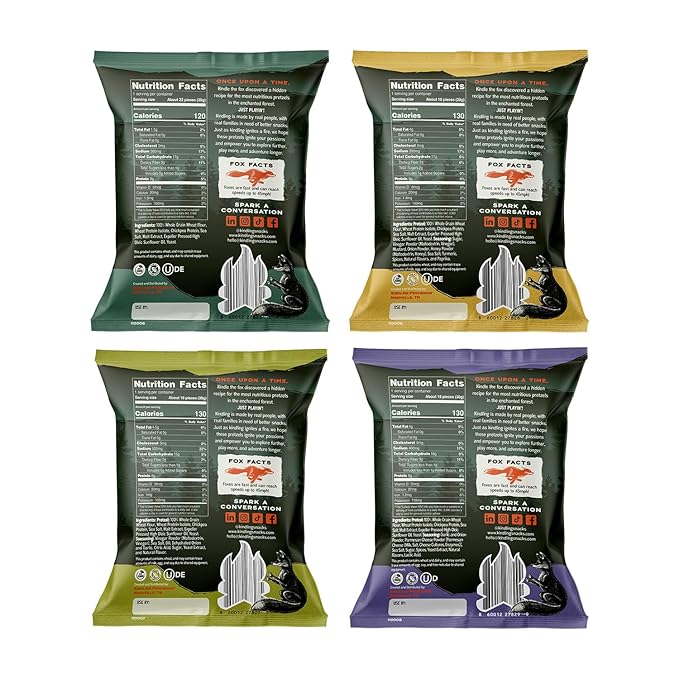 Kindling Protein Pretzels, Sea Salt, Dill Pickle, Honey Mustard, Garlic Parmesan, Kosher, 8-9 g Protein, 1-2 g of Total Sugar, No Artificial Flavors, Soy-Free, for Kids, Office 12 1.06oz Pack, 3 Each