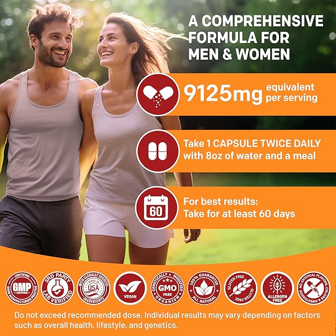PrimeMD 19-in-1 Extra Strength Peruvian Maca Root Capsules - 9125 mg Ashwagandha Supplements with Fenugreek and Ginseng for Mood, Hormone and Performance Support (120 ct) (2-Pack)