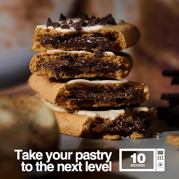 Legendary Foods 22g Protein Pastry 0g Added Sugar, Low Carb, Gluten Conscious, Keto Snack, Ideal for Glucose Management, Includes Whey Protein Isolate, 8 Pack Campfire S'mores