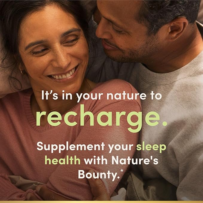 Nature’s Bounty Melatonin 5mg Dual Spectrum, 100% Drug Free Sleep Supplement, Quick Release and Extended Release, Promotes Relaxation and Sleep Health, 60 Bi-Layer Tablets