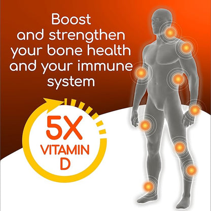 X Ray Dol Triple Action Joint Support Supplement with Glucosamine 1500mg, Chondroitin 800mg, MSM 750mg and 5X Vitamin D for Healthy Joints, Bones & Cartilage - 60 Count per Bottle - 1 Pack