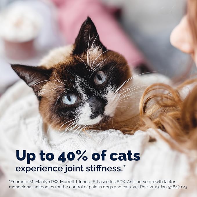YuMOVE Cat Joint Supplement with Glucosamine, Omega 3, Hyaluronic Acid, & Green Lipped Mussel - Joint Support Supplement - for Senior Cats 60 Capsules