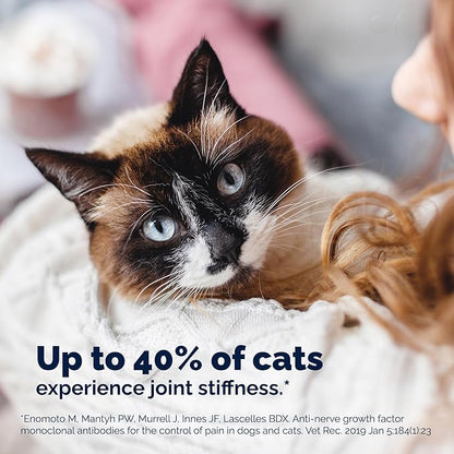 YuMOVE Cat Joint Supplement with Glucosamine, Omega 3, Hyaluronic Acid, & Green Lipped Mussel - Joint Support Supplement - for Senior Cats 60 Capsules