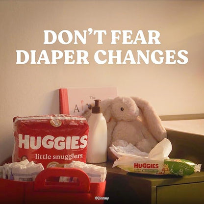 Huggies Extra Large Baby Wipes, Unscented, 5 Flip-Top Packs, 210 XL Wipes Total, Packaging May Vary