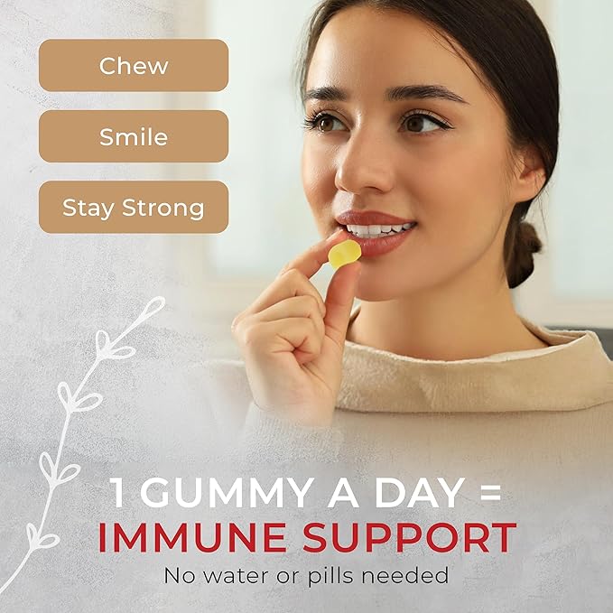 Sugar Free Vitamin D3 Gummies for Adults - Vegan Pectin-Based Gummy Vitamin D - 1,000 IU Natural Lemon Flavor - Gluten Free, Dairy Free, Soy Free Daily D3 Gummies for Women & Men - 60 Count