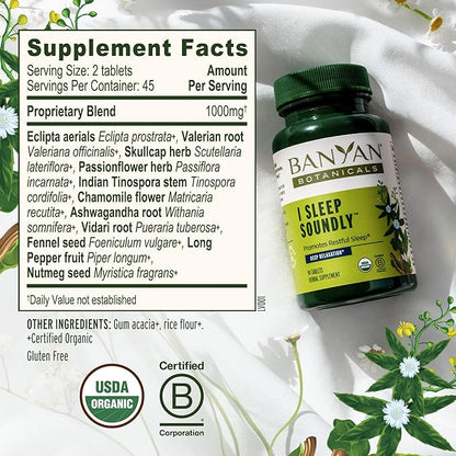 Banyan Botanicals Organic Joint Support–Advanced Mobility & Flexibility Supplement with Boswellia,Guggulu Resin & Turmeric–Natural Lubrication for Cartilage, Bones & Muscles-90 Tablets-USDA Organic