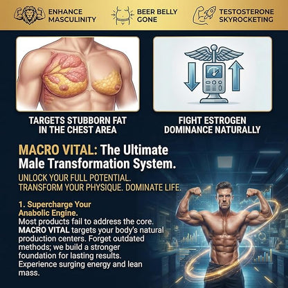 Testosterone Booster Supplement for Men Gummies [Fast-Max Absorption],10x Strength Masculinity Boost, Turkesterone, Tongkat Ali, Horny Goat Weed, Maca Root, Tribulus,Testo Gummies 60Ct