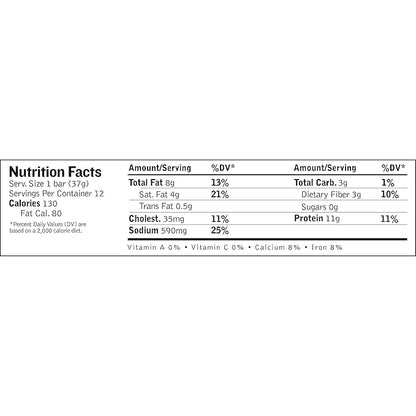 EPIC Protein Bars, Beef Sea Salt Pepper, Keto and Paleo Friendly, 1.3 oz, 12 ct