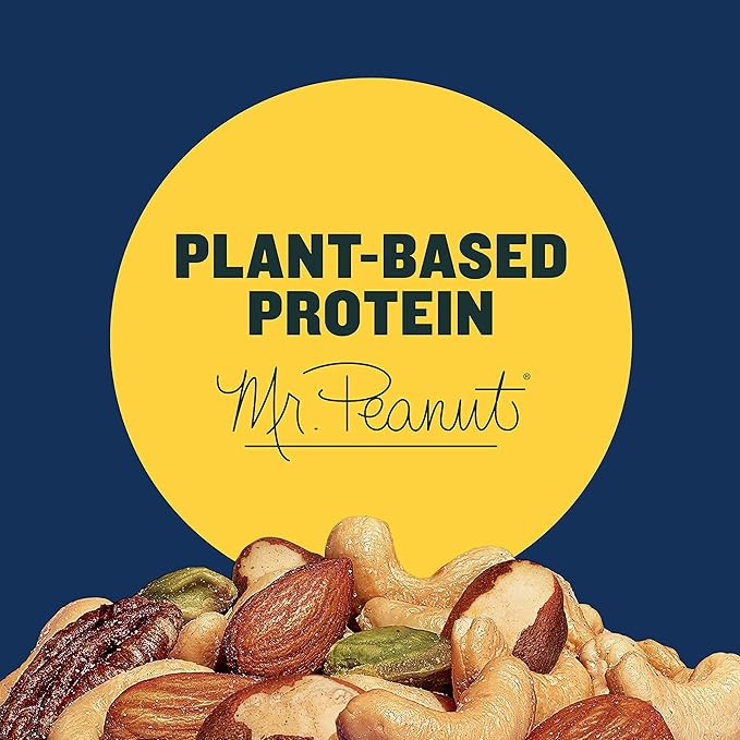 PLANTERS Deluxe Lightly Salted Mixed Nuts, Party Snacks, Plant-Based Protein 15.25oz (1 Canister) (Pack of 2)