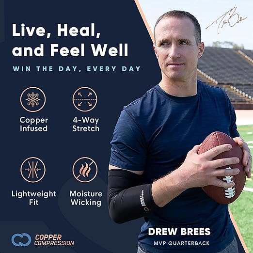 Copper Compression Arthritis Gloves | Fingerless Arthritis Carpal Tunnel Pain Relief for Men & Women | Hand Support Wrist Brace for Neuropathy, Rheumatoid, Tendonitis, Swelling, Typing Grey Large