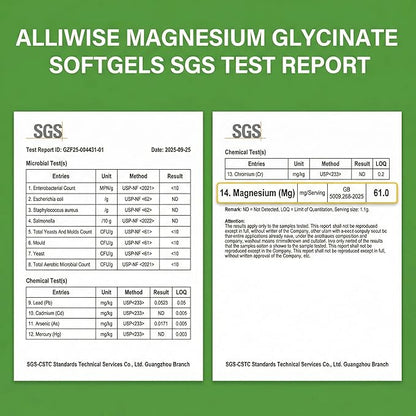 Magnesium Glycinate 500mg Softgels Supplement, Small Easy to Swallow Magnesium Gelcaps High Absorption for Night Leg&Sleep Support, Muscle&Bone, Calm, Non GMO, 120 Gelcaps, 60 Day Supply