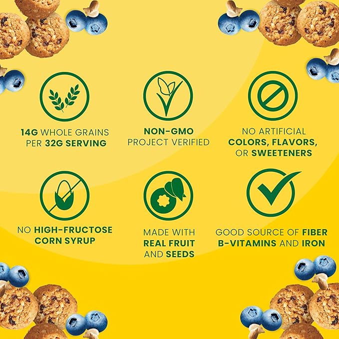 belVita Energy Snack Bites, Blueberry and Sunflower Seed, 5 oz
