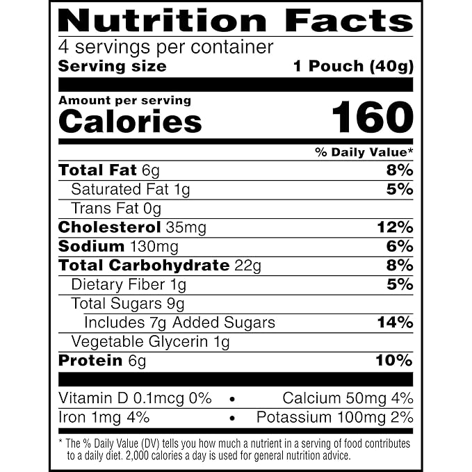 Nutri-Grain Power-Fulls Soft Baked Oat Bites, Protein Snacks, Whole Grain, Strawberry (5 Boxes, 20 Pouches)