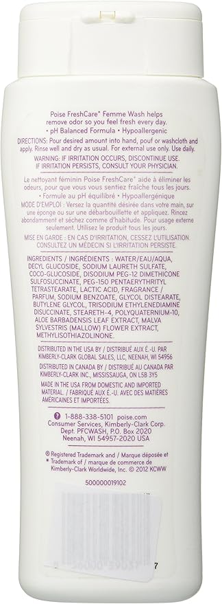 Poise Fresh Care Feminine Wash, 8 Fluid Oz.