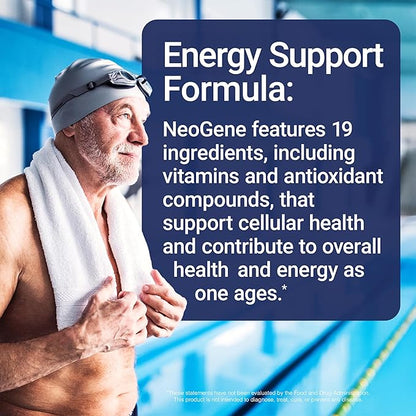 U.S. Doctors’ Clinical NeoGene (Formerly) GH3 Clinically Proven Aging Support Supplement with Nutrients for Supporting Mood, Cognition, Heart Health, Antioxidant Support [1 Month - 60 ct.]