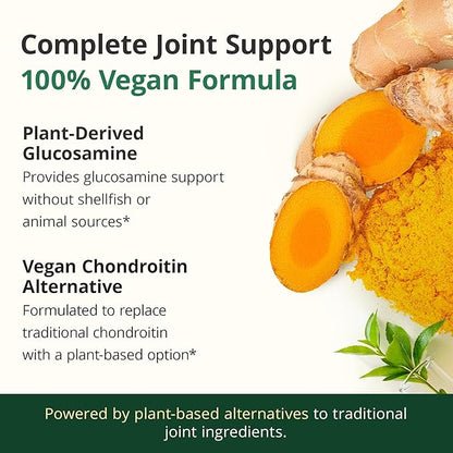Glucosamine Chondroitin MSM – Joint Support Supplement for Women and Men with Glucosamine Sulfate 1500 mg, Chondroitin and MSM – for Cartilage, Joint Health and Flexibility – 90 Capsules, Vegan