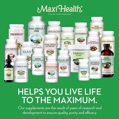 Maxi Health Prenatal Vitamins for Women – One Daily Prenatal Vitamins with Iron, Folate, Choline, Vitamin D3, and Essential Nutrients – High Absorption Supplement – 120 Day Supply