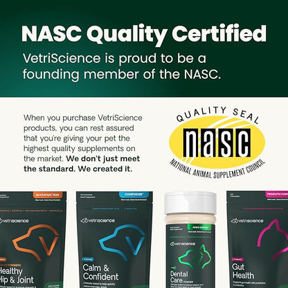 VetriScience Extra Strength Healthy Hip & Joint-Chews, GlycoFlex Glucosamine & Green-Lipped Mussel Joint Support Supplement for Small Breed Dogs,Soothe Joint Discomfort,Chicken 60 Count(Pack of 2)