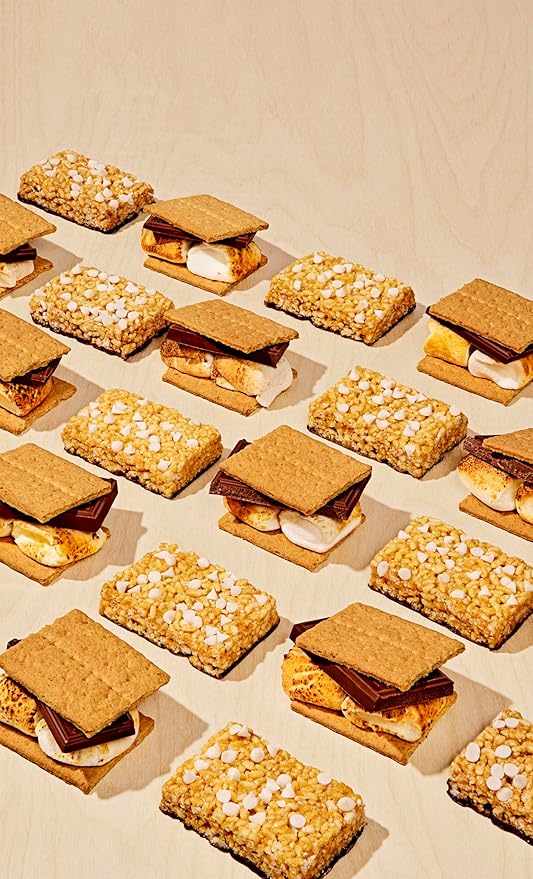 Magic Spoon Treats - 24 High Protein Bars: 4 each, Salted Caramel, Smores, Marshmallow, Chocolate Peanut Butter, Blueberry Muffin, Double Chocolate - High Protein Sugar & Gluten Free Snack