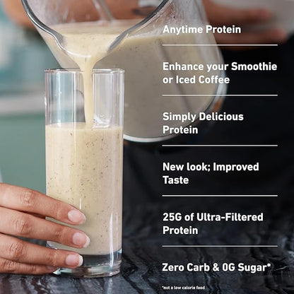 Isopure Zero Carb 100% Pure Whey Isolate Protein Powder, Gluten Free, with Vitamins, Creamy Vanilla, 25g Protein Per Serving, 3 Lbs, 44 Servings (Packaging May Vary)