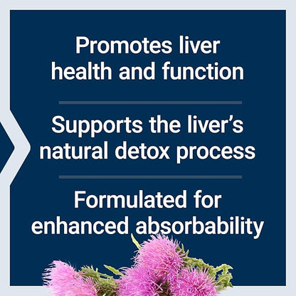 Life Extension Advanced Milk Thistle, Liver Health Supplement, Liver Detox, Cell Division, silymarin, silybin, bioavailable, Gluten Free, Non-GMO, 120 softgels, (Pack of 2)