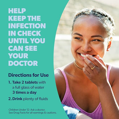 AZO Urinary Tract Defense Antibacterial Protection, FSA/HSA Eligible, Helps Control a UTI Until You Can See a Doctor, from The No. 1 Most Trusted Urinary Health Brand, 24 Count (Pack of 1)