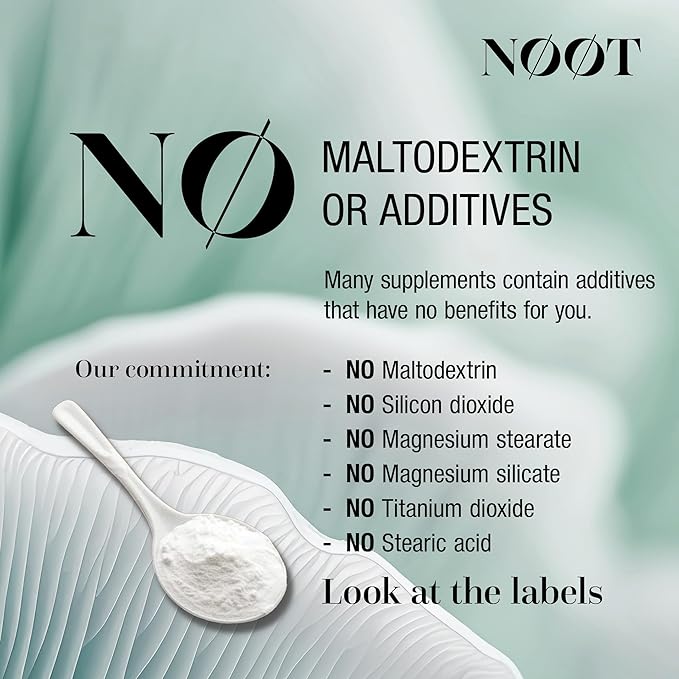NOOT Menopause Harmony - Menopause Supplements for Women, Night Sweats & Hot Flash Relief, Hormone Balance for Women with Aguaje Fruit, Genistein and Vitex, Biohacking & Nootropics, 60 Capsules