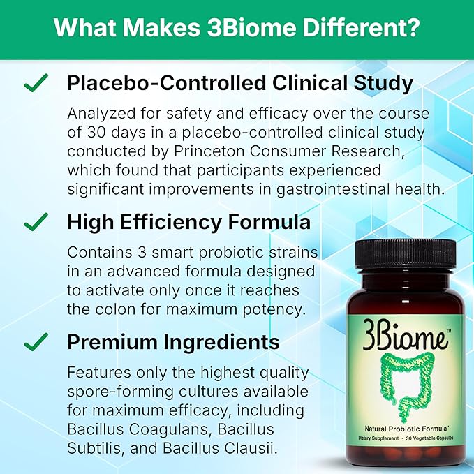 Natural Probiotic Supplement - Non-GMO, Vegan, Gluten-Free