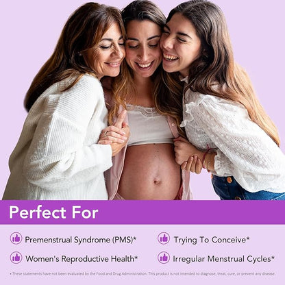 Premom Vitex Chaste Tree Berry: 1000mg Vitex Chasteberry Supplement Supports Hormone Balance & Fertility Supports Menstrual Cycle Regularity PMS Support Supplement for Women Vegan Non-GMOs