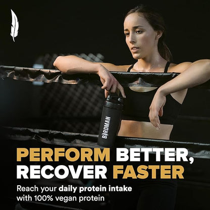 BIRDMAN Falcon Performance Vegan Protein Powder, 31g Protein, 5g Creatine, 5g BCAA, Probiotics, Electrolytes, Pre Workout, Low Carb, Sugar Free & Dairy Free, Plant Based Vanilla Protein - 49 Servings