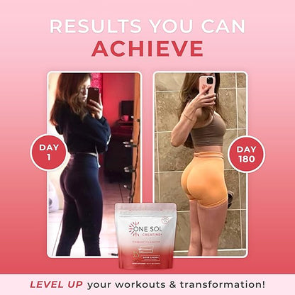 One Sol Creatine for Women, All Natural Women’s Creatine Powder w Creapure & Leucine, Increase Lean Muscle Mass, Reduce Recovery Time, Promotes Brain & Bone Health (Sour Cherry, 60 Servings)