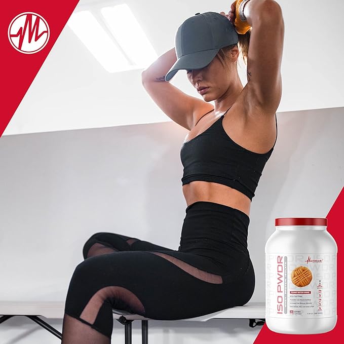 Metabolic Nutrition Whey Protein Isolate ISO PWDR Butter Pecan Cookie, 3.04lb, 23 Servings, 26g Protein, Fast Digesting, Zero Carbs, Delicious Flavor, Very Low Carbs & Fat, Zero Lactose