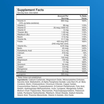One A Day Multivitamin for Men - Daily Mens Multivitamins with Vitamin D, Zinc, Folic Acid, and B Vitamins, Physical Energy Support, 200 Count
