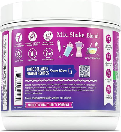 Multi Collagen Probiotics for Women Prebiotics Protein Powder | 20g Collagen Peptides Hyaluronic Acid Vitamin C & Fibersol Prebiotic Support Skin Elasticity Digestion Gut Health Unflavored 20 Servings