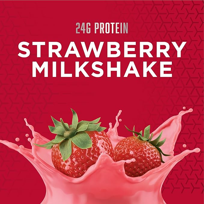 BSN SYNTHA-6 EDGE Protein Powder, Strawberry Flavored Powder with Hydrolyzed Whey, Micellar Casein, for Muscle Gain, Low Sugar, 24g Protein, Strawberry Milkshake, 48 Servings, 4.01 Pound (Pack of 1)