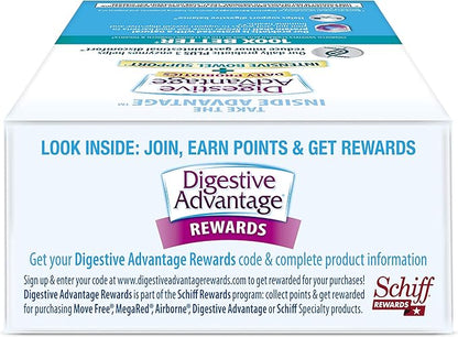 IBS Daily Probiotic Capsules for Digestive Health & Gut Health, Digestive Advantage Probiotics For Men and Women (96 count box) - Digestible Enzymes
