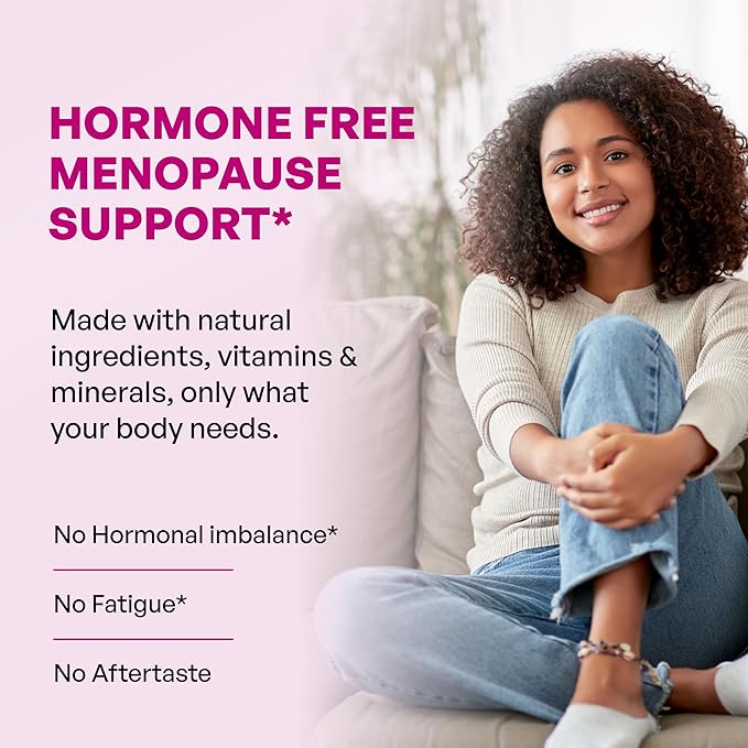 Complete Menopause Support Supplement For Women | With Ashwagandha, Black Cohosh, Dong Quai & Muira Puama | Helps Easing Hot Flashes Night Sweats Mood Swings Hormone Balance & Harmony | 120 Capsules