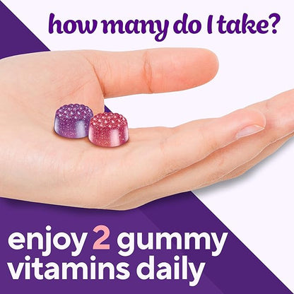 Vitafusion Womens Multivitamin Gummies, Berry Flavored Daily Vitamins for Women with Vitamins A, C, D, E, B-6 and B-12, 150 Count, 75 Day Supply, 150 Count