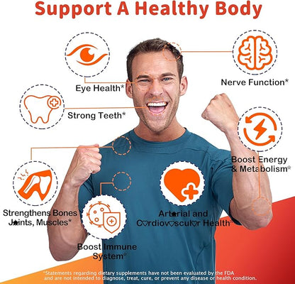 Methylated Multivitamin Women Men, Vitamin D3 K2 5000IU / 10,000IU, B12 5000 mcg 2500mcg, K2 (MK-7) 240mcg- ADK+Methyl Vitamin B12, Vegan D3,Vitamin A,C,Zinc Eye,Bone,Energy,Immune, Sugar-Free Gummies